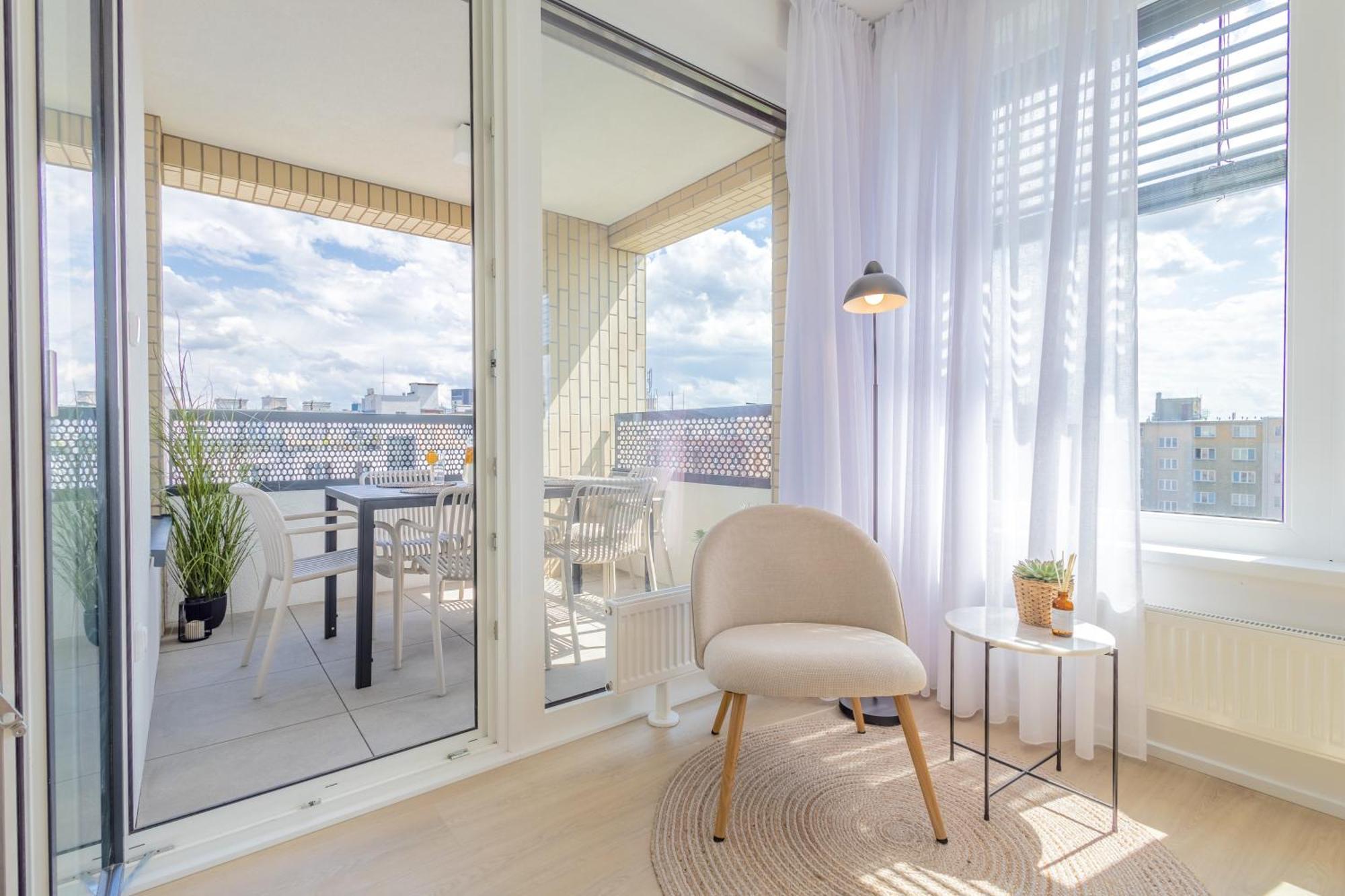 Bright 2Br - 8Th Floor, Balcony, Free Parking - By Gravity Prague Apartment Bagian luar foto